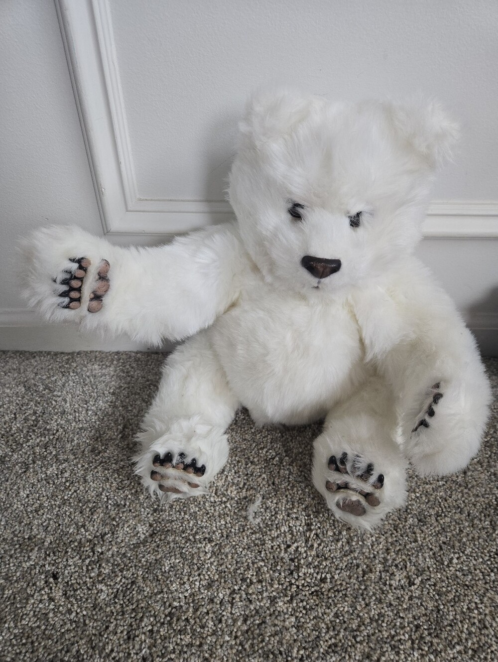 2004 Polar Bear  Fur Real Live Luv Cub Tiger Electronics Talks Moves WORKS
